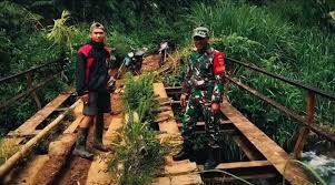 Pembangunan Jembatan Penghubung Dusun Penghasil Kopi Mulai Berjalan